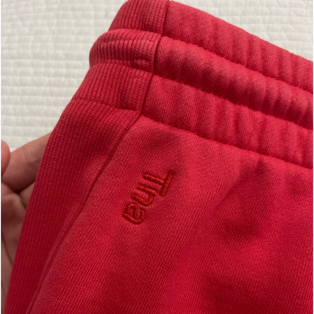 aritzia tna sweatpants red